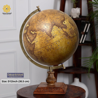 Artistic Decorative Globe 12'' Collection - Multi Base