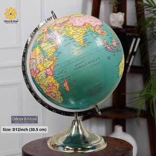Artistic Decorative Globe 12'' Collection - Multi Base