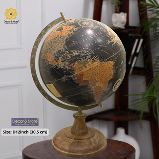 Artistic Decorative Globe 12'' Collection - Multi Base