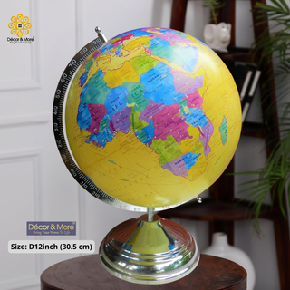 Artistic Decorative Globe 12'' Collection - Multi Base
