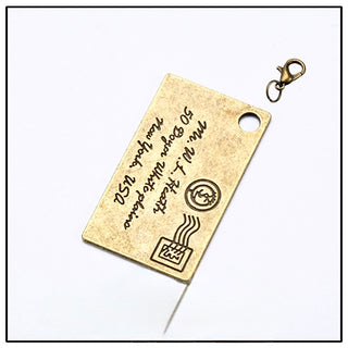 Leather Notebook Charm