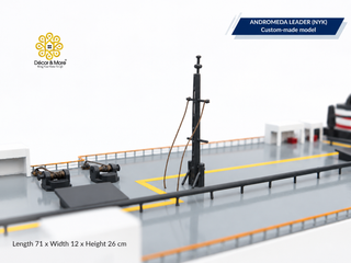 ANDROMEDA LEADER (NYK) Wooden Car Carrier Ship Model - 71cm Handcrafted Custom-Made Replica