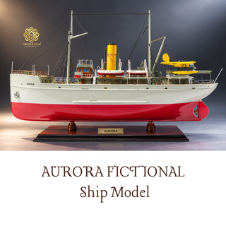 Aurora Fictional Ship Model 60cm - Comic-Inspired Maritime Display