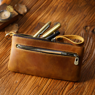 Premium Handmade Leather Pen Case – HB03