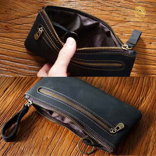 Premium Handmade Leather Pen Case – HB03
