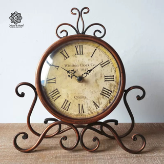 Vintage European-Style Desk Clock | Decorative Collection