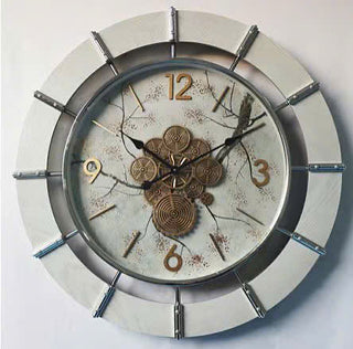 Classic Silver Birch Skeleton Clock