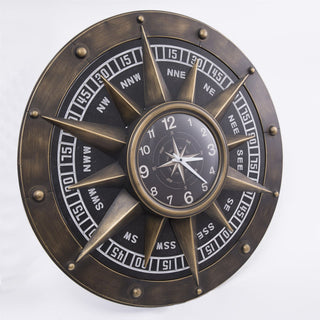 Compass Wall Clock Decorations