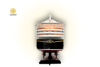 Disney Magic Wooden Cruise Ship Model 100cm with Lights - Handcrafted Nautical Display