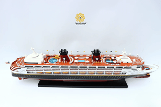 Disney Magic Wooden Ship Model 81cm – Handcrafted Cruise Ship Display