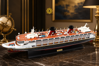 Disney Magic Wooden Ship Model 81cm – Handcrafted Cruise Ship Display