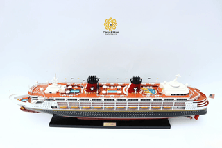 Disney Magic Wooden Ship Model 81cm – Handcrafted Cruise Ship Display