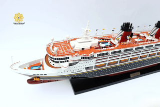 Disney Magic Wooden Ship Model 81cm – Handcrafted Cruise Ship Display