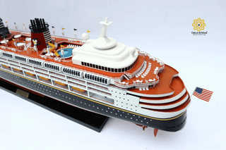 Disney Magic Wooden Ship Model 81cm – Handcrafted Cruise Ship Display