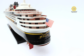 Disney Magic Wooden Ship Model 81cm – Handcrafted Cruise Ship Display
