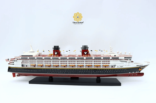 Disney Magic Wooden Ship Model 81cm – Handcrafted Cruise Ship Display