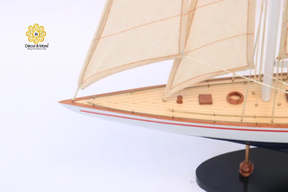 ENTERPRISE Sailing Ship Model 60cm - Handcrafted Wooden Nautical Display