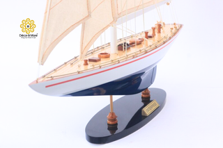 ENTERPRISE Sailing Ship Model 60cm - Handcrafted Wooden Nautical Display