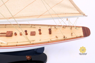 ENTERPRISE Sailing Ship Model 60cm - Handcrafted Wooden Nautical Display