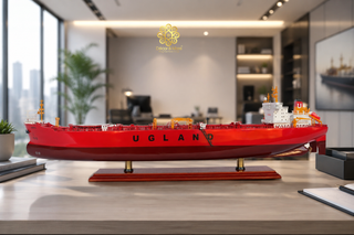 EVITA Wooden Ship Model 80cm – Handcrafted Nautical Display