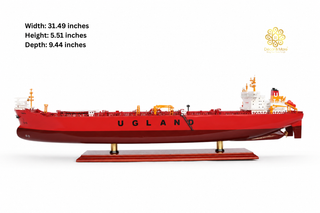EVITA Wooden Ship Model 80cm – Handcrafted Nautical Display