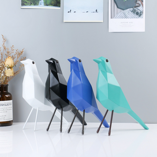 Decorative Patterned Eames Bird Sculpture