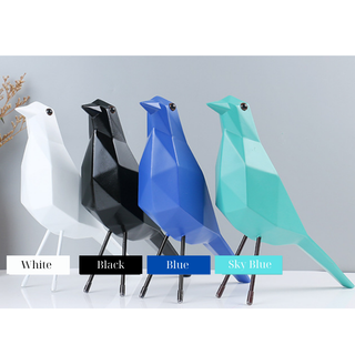 Decorative Patterned Eames Bird Sculpture