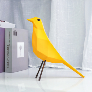 Decorative Patterned Eames Bird Sculpture