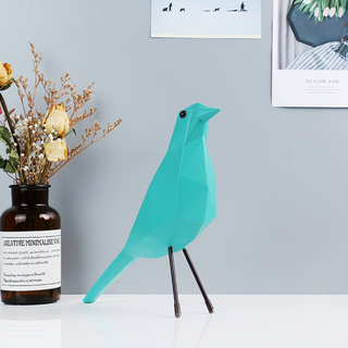 Decorative Patterned Eames Bird Sculpture