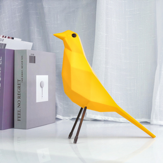 Decorative Patterned Eames Bird Sculpture