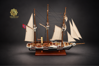 Endurance Ship Model 65cm - Handcrafted Wooden Historic Sailing Ship