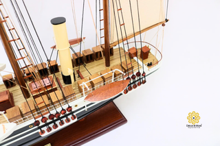 Endurance Ship Model 65cm - Handcrafted Wooden Historic Sailing Ship
