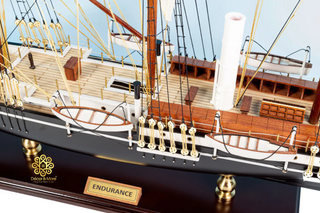 Endurance Ship Model 65cm - Handcrafted Wooden Historic Sailing Ship Display