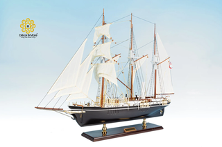 Endurance Ship Model 65cm - Handcrafted Wooden Historic Sailing Ship Display