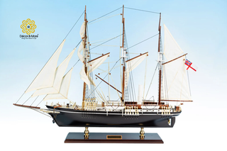 Endurance Ship Model 65cm - Handcrafted Wooden Historic Sailing Ship Display