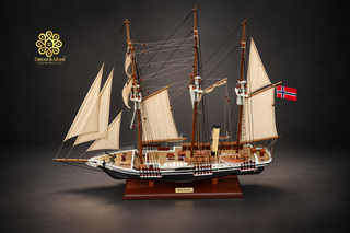 Endurance Ship Model 65cm - Handcrafted Wooden Historic Sailing Ship