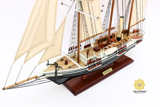 Endurance Ship Model 65cm - Handcrafted Wooden Historic Sailing Ship Display