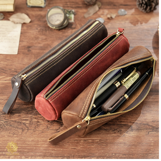 Premium Handmade Leather Pen Case – HB01