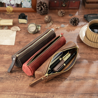 Premium Handmade Leather Pen Case – HB01