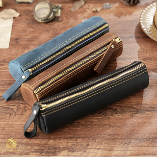 Premium Handmade Leather Pen Case – HB01