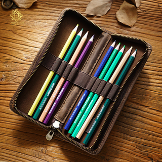 Premium Handmade Leather Pen Case – HB02