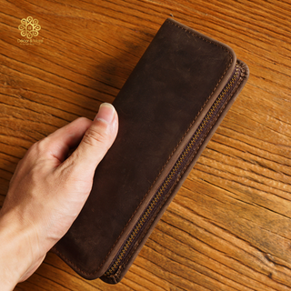 Premium Handmade Leather Pen Case – HB02