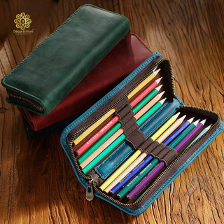 Premium Handmade Leather Pen Case – HB02
