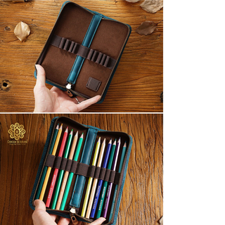 Premium Handmade Leather Pen Case – HB02