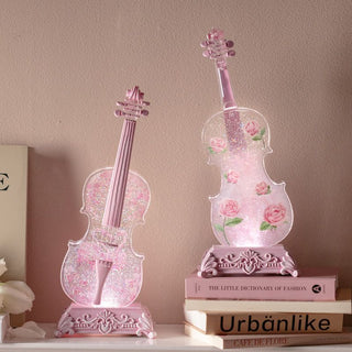 Violin Music Box with Bluetooth Speaker Connection