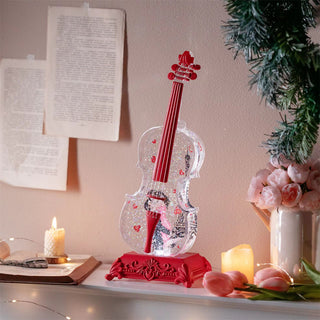 Violin Music Box with Bluetooth Speaker Connection