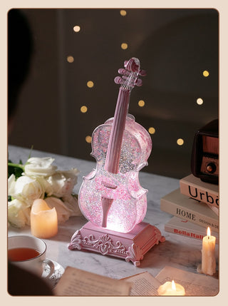 Violin Music Box with Bluetooth Speaker Connection