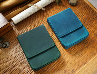 Premium Handmade Leather Pen Case – HB04