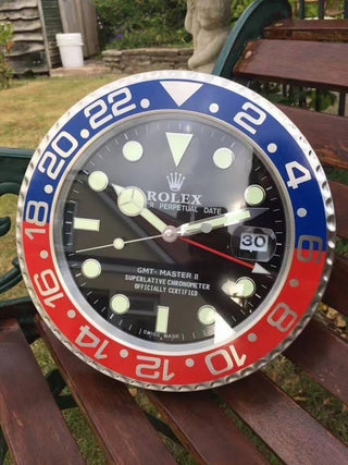GMT Master II - Pepsi Red & Blue - Luxury Wall Clock Rolex* Decoration