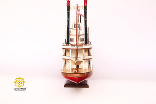 KING OF THE MISSISSIPPI Model Ship 85cm - Handcrafted Wooden Maritime Display